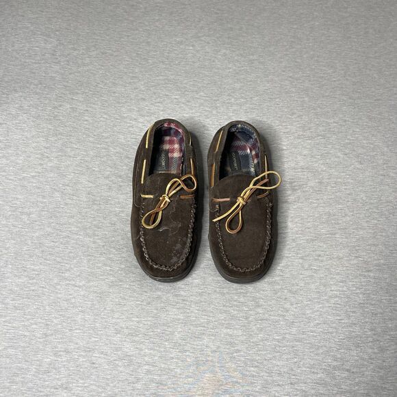 Rockport Men’s Flannel Plaid Indoor Slip-On Slipper Loafers - Picture 9 of 10